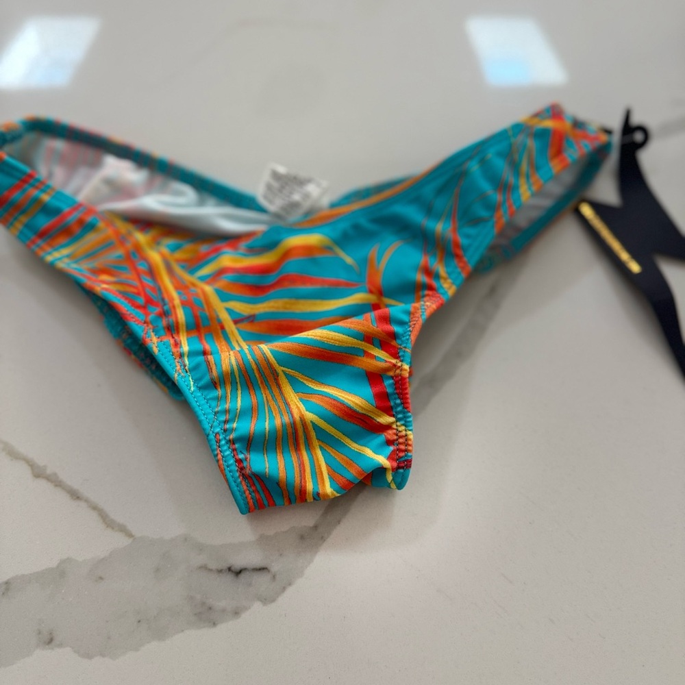 Teal and Orange scanty Bottom